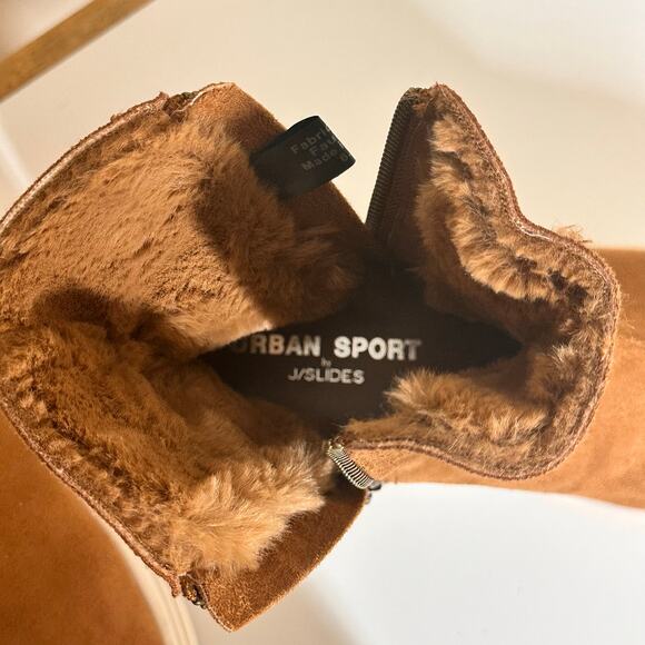 J/Slides Women's Tristan Waterproof Suede Booties Sz 6.5 - Picture 8 of 11